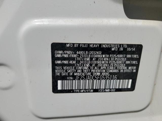 2015 Subaru Forester 2.5I Premium VIN: JF2SJADC5FG535116 Lot: 56336454