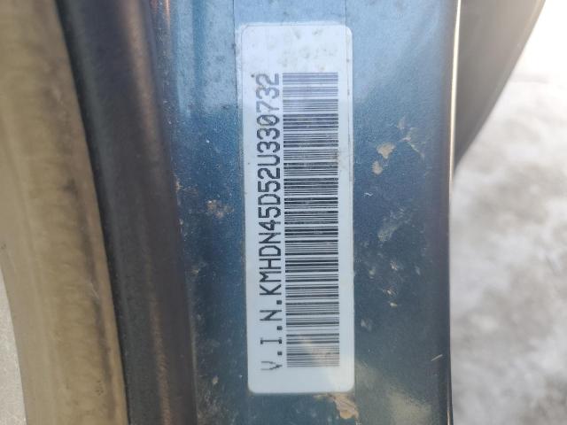 2002 Hyundai Elantra Gls VIN: KMHDN45D52U330732 Lot: 55483164