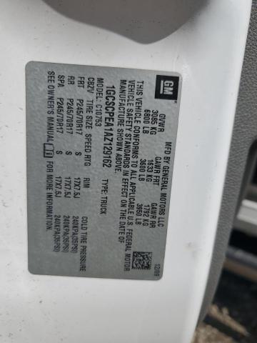 2010 Chevrolet Silverado C1500 VIN: 1GCSCPEA1AZ129162 Lot: 54244474