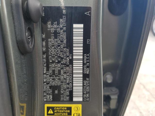 2012 Toyota Highlander Limited VIN: 5TDDK3EH2CS170549 Lot: 55688614