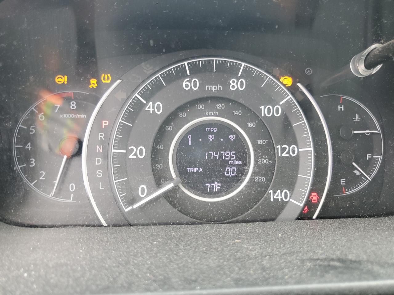 5J6RM4H3XGL038727 HONDA CRV 2016