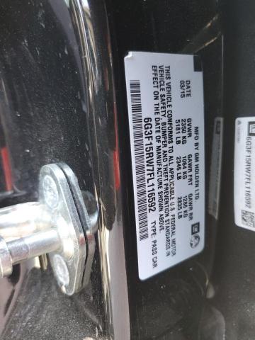 2015 Chevrolet Ss VIN: 6G3F15RW7FL116592 Lot: 55196484