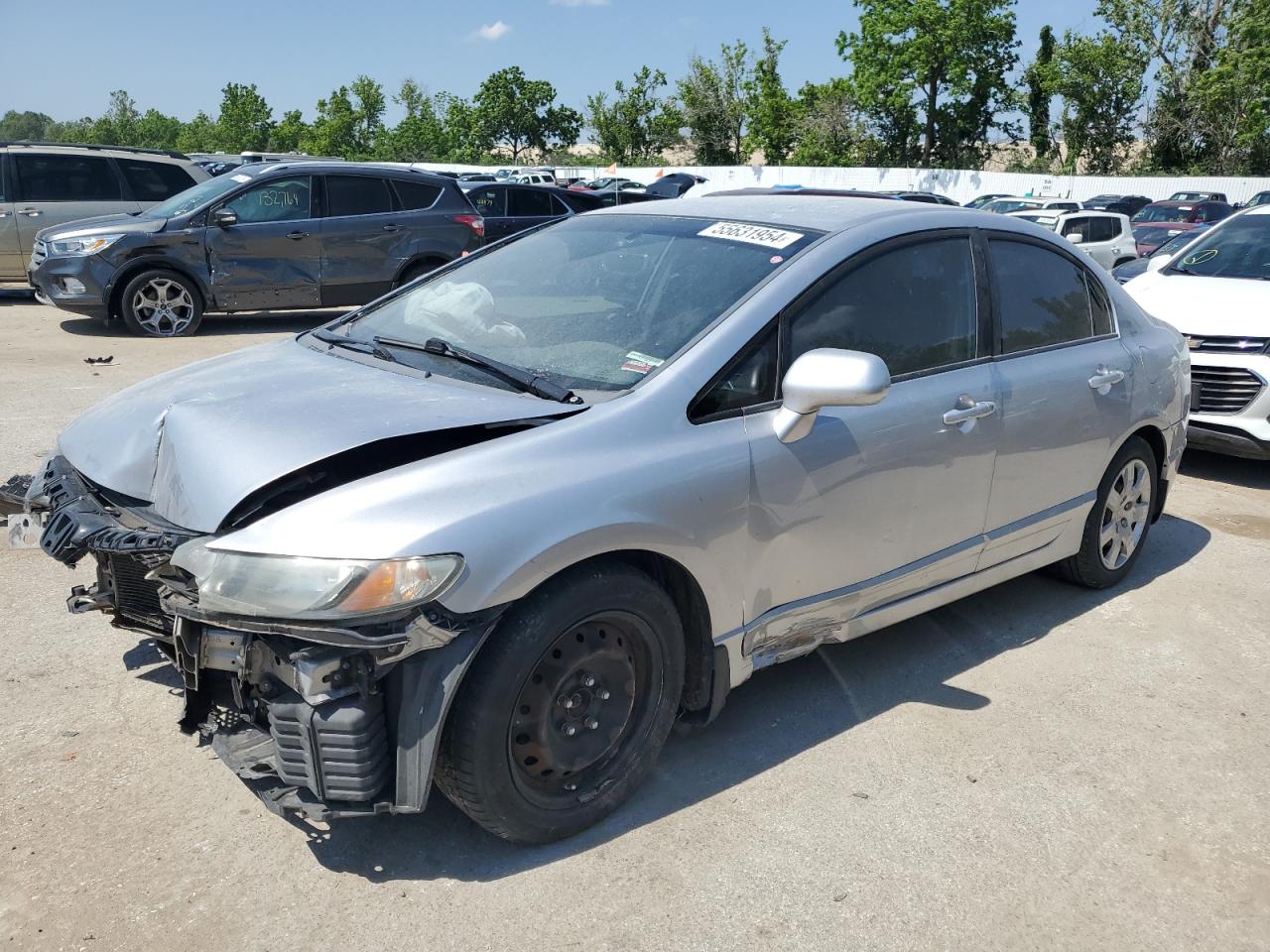 Lot #2632920861 2010 HONDA CIVIC LX