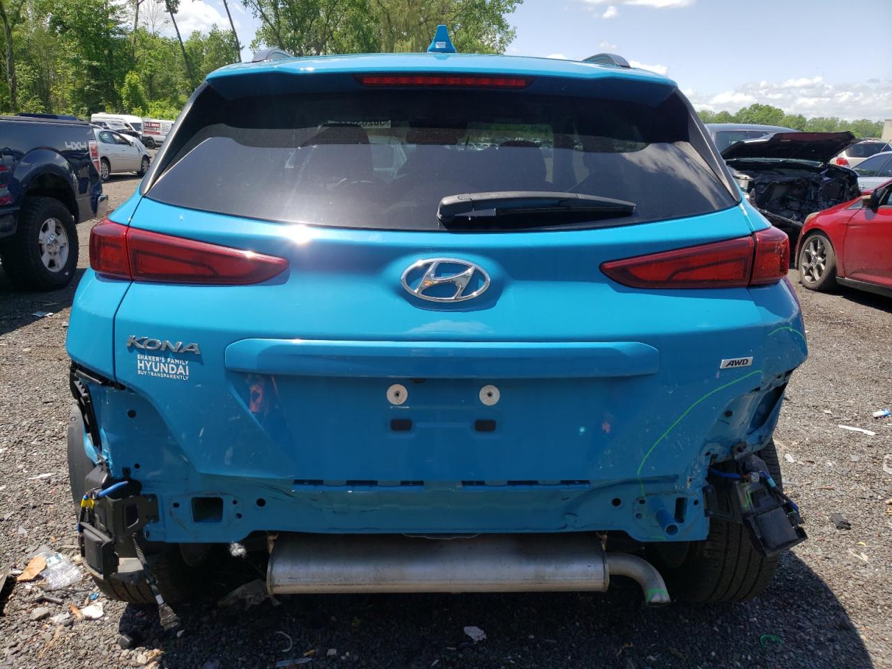 KM8K3CAB5NU858352 2022 Hyundai Kona Sel