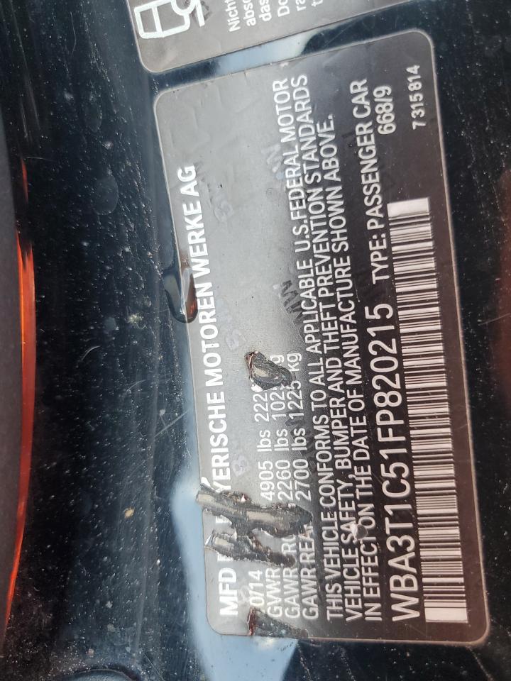 WBA3T1C51FP820215 2015 BMW 428 Xi Sulev