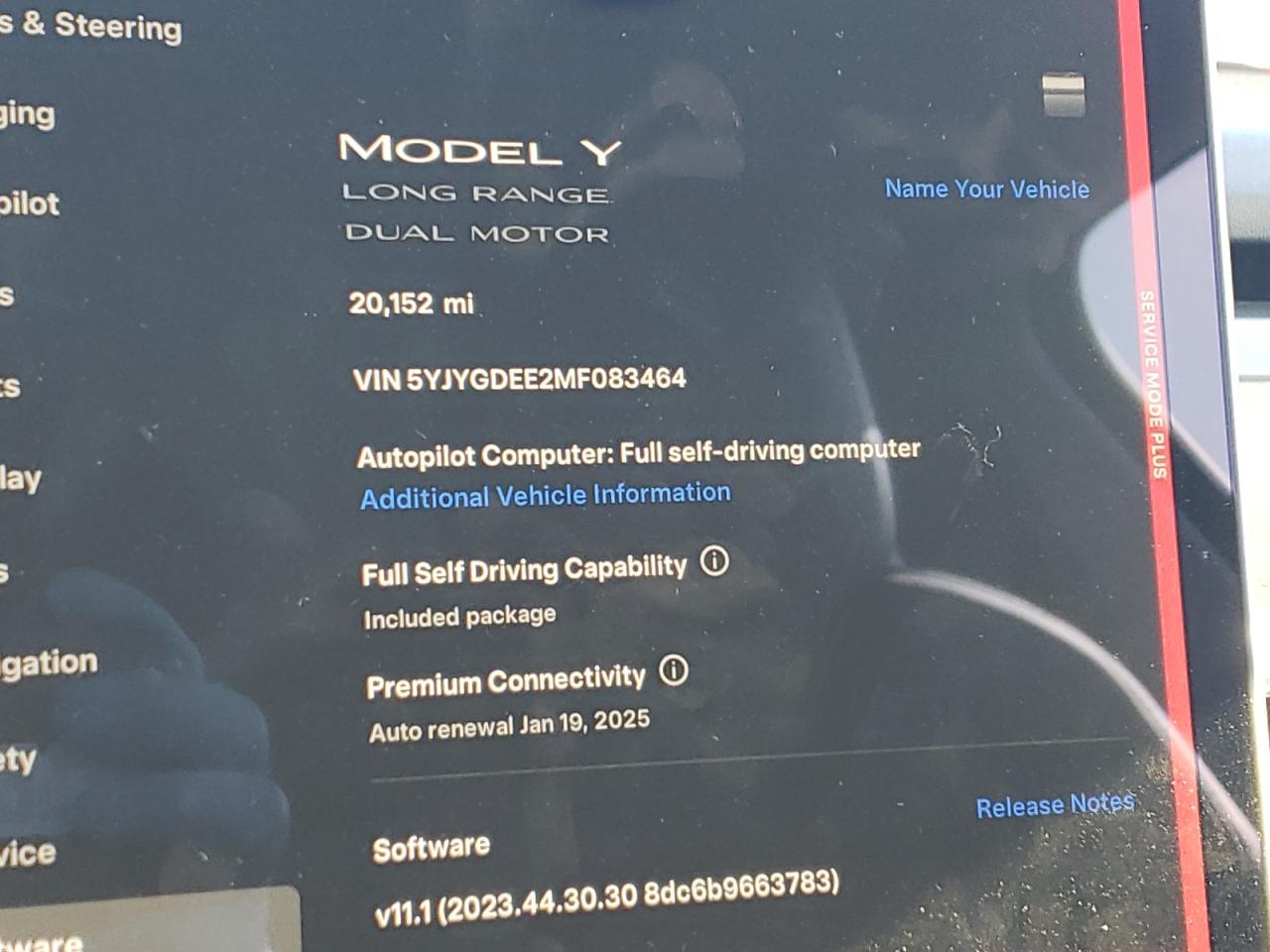 5YJYGDEE2MF083464 2021 Tesla Model Y