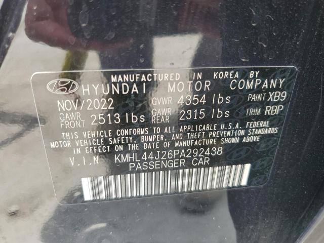 2023 Hyundai Sonata Sel Plus VIN: KMHL44J26PA292438 Lot: 56577234