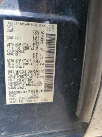 1N6DD0ER1KN738826 2019 NISSAN NAVARA - Image 12