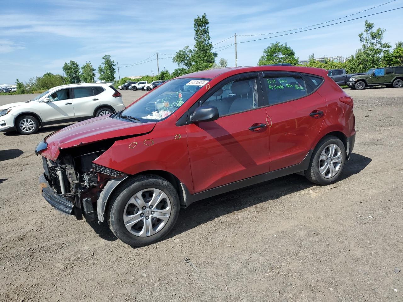 KM8JT3AC6AU038232 2010 Hyundai Tucson Gls