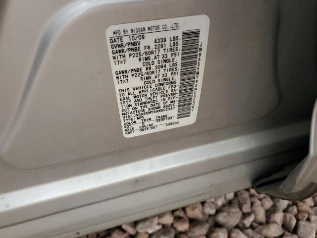 2010 Nissan Rogue S VIN: JN8AS5MT6AW502367 Lot: 55327544