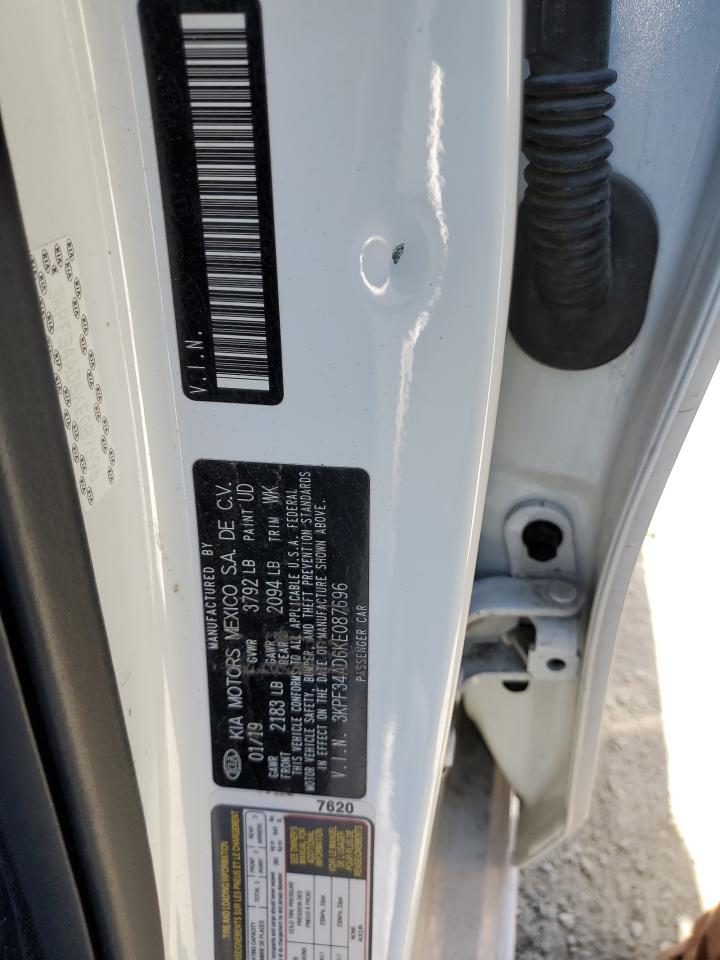 3KPF34AD6KE087696 2019 Kia Forte Gt Line