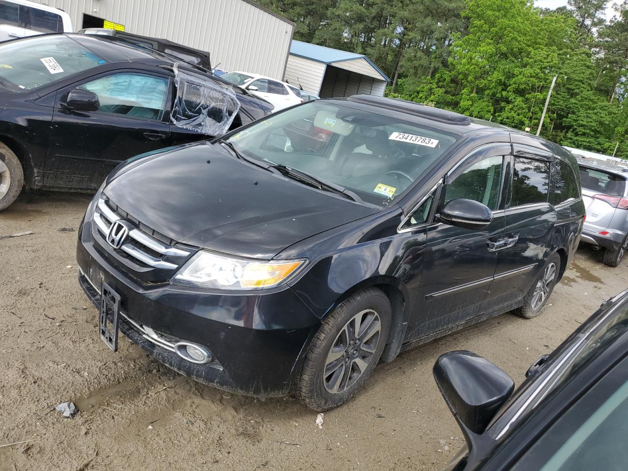 5FNRL5H9XEB045132 2014 Honda Odyssey Touring