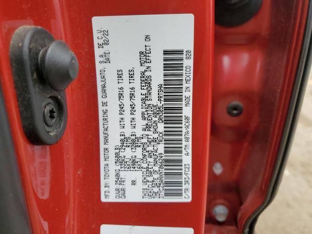 VIN 3TYCZ5ANXNT066249 2022 TOYOTA TACOMA no.12