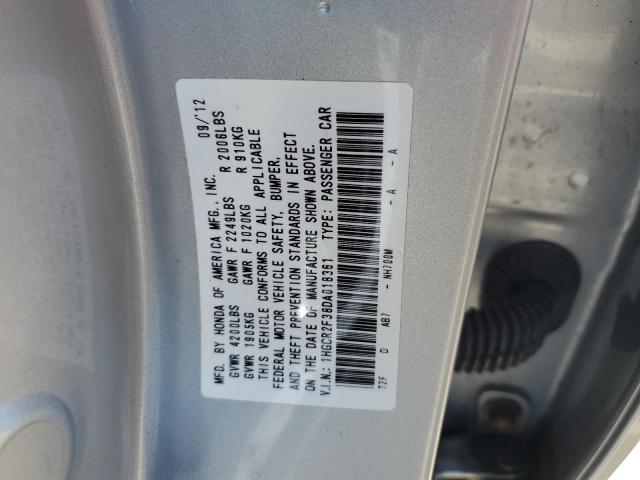 2013 Honda Accord Lx VIN: 1HGCR2F38DA018361 Lot: 54531764