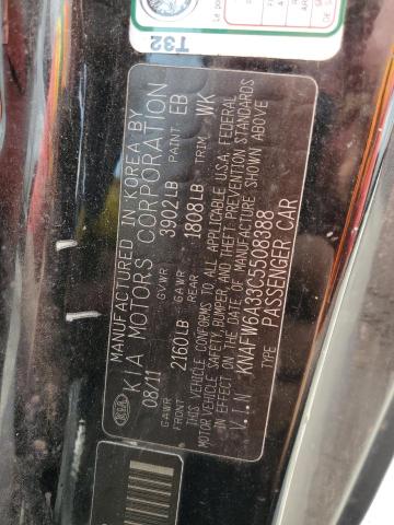 2012 Kia Forte Sx VIN: KNAFW6A33C5508388 Lot: 52808554