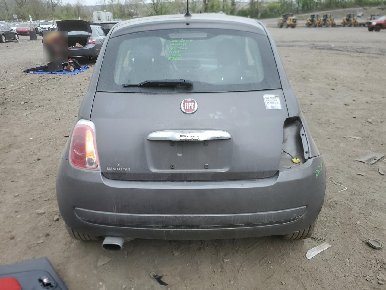 2012 Fiat 500 Pop vin: 3C3CFFAR7CT385287