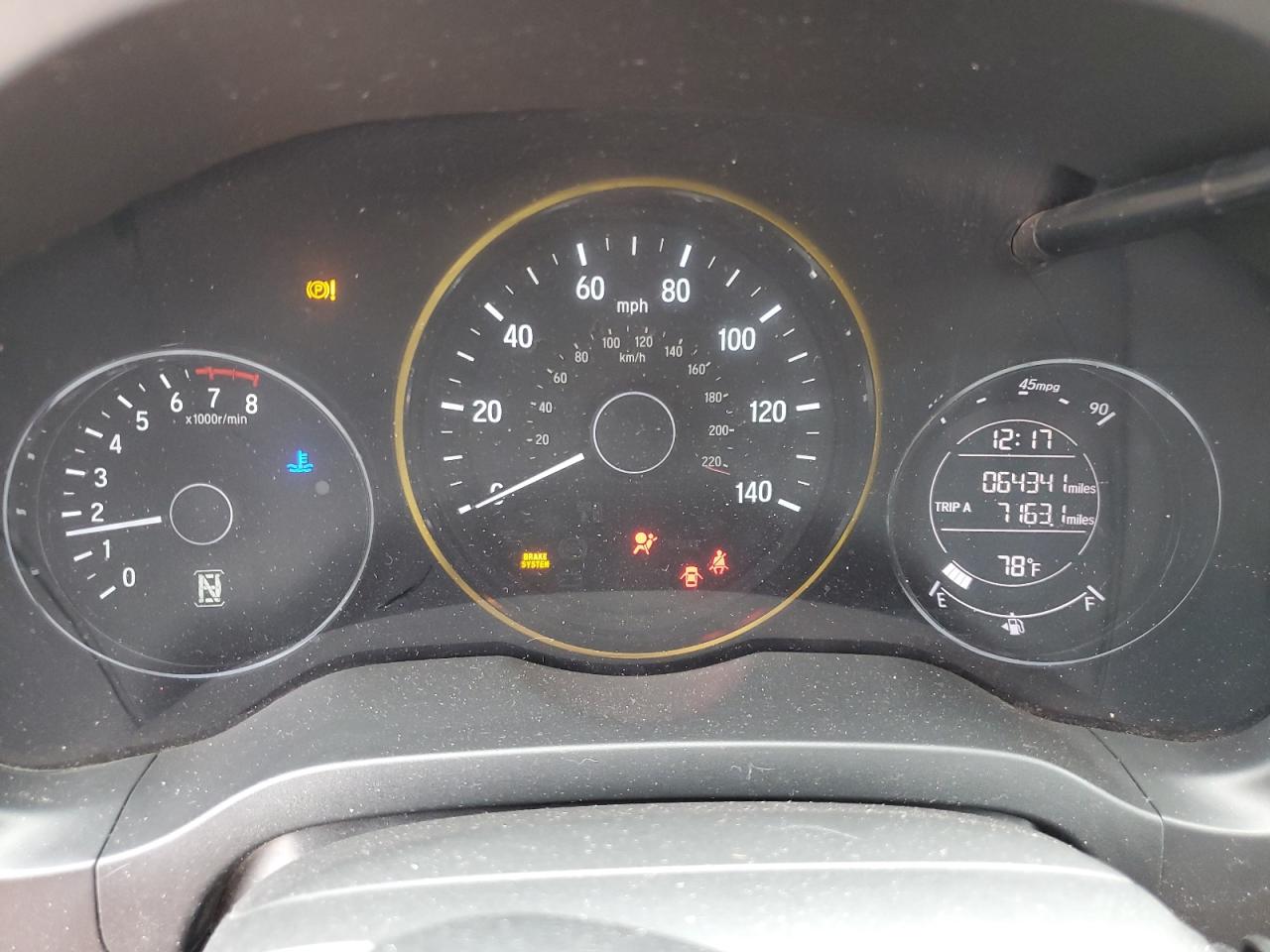 3CZRU6H7XHM729285 2017 Honda Hr-V Exl