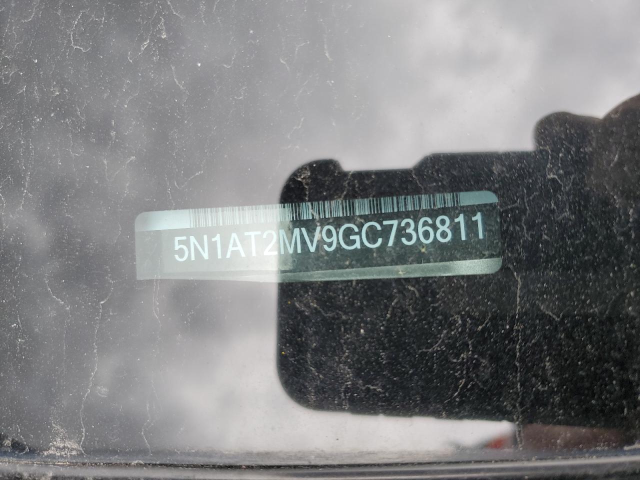 5N1AT2MV9GC736811 NISSAN ROGUE 2016