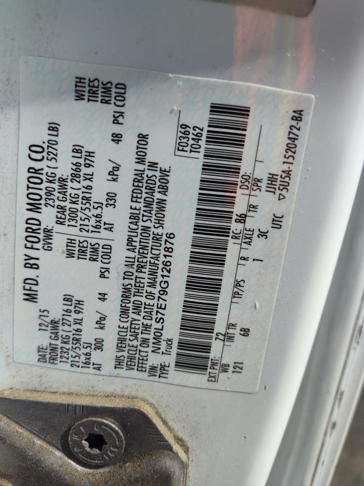 NM0LS7E79G1261876 2016 Ford Transit Connect Xl