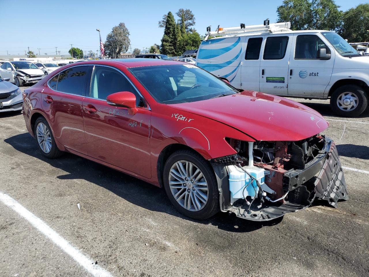 2016 Lexus Es 350 vin: 58ABK1GG7GU014836