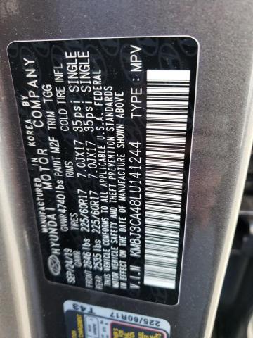 2020 Hyundai Tucson Limited VIN: KM8J3CA48LU141244 Lot: 56831804