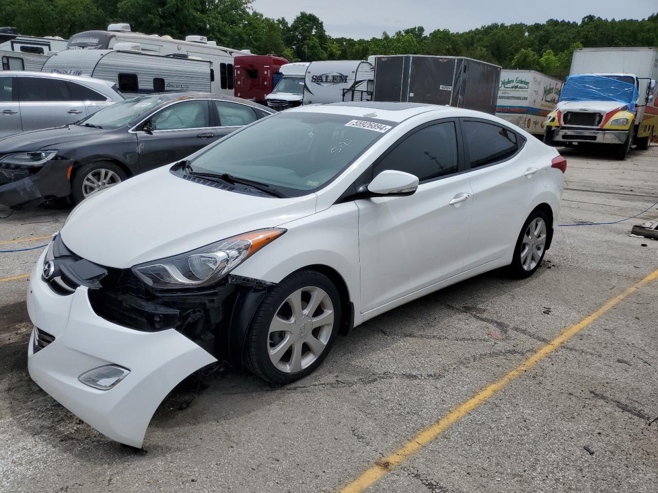 5NPDH4AEXDH406999 2013 Hyundai Elantra Gls