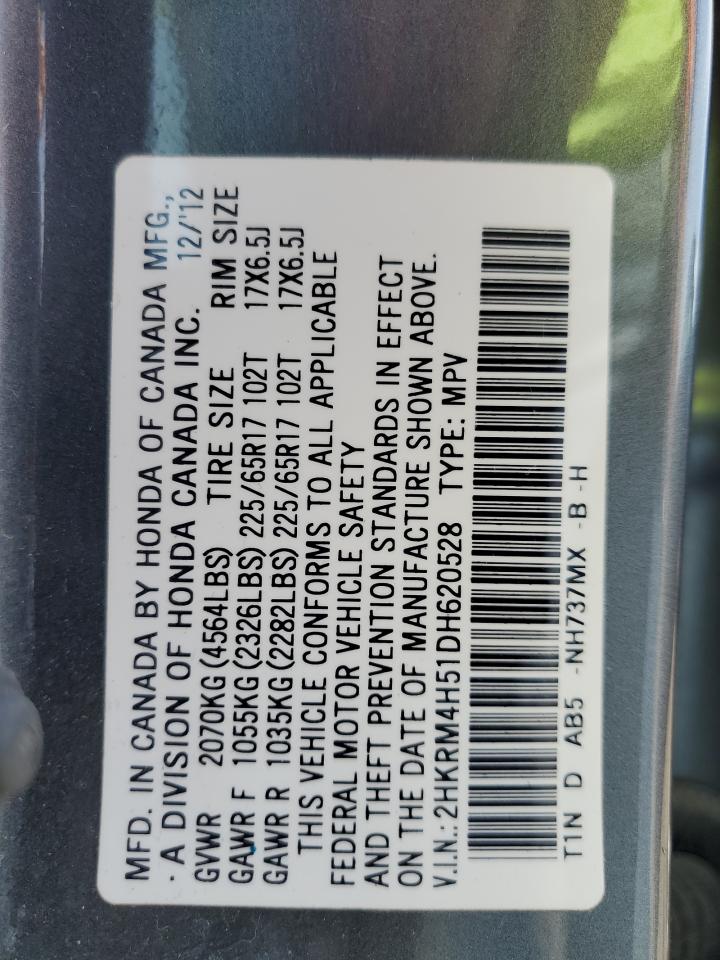 2HKRM4H51DH620528 2013 Honda Cr-V Ex