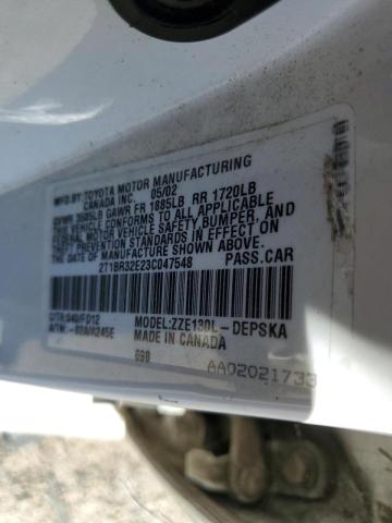 2003 Toyota Corolla Ce VIN: 2T1BR32E23C047548 Lot: 53173294