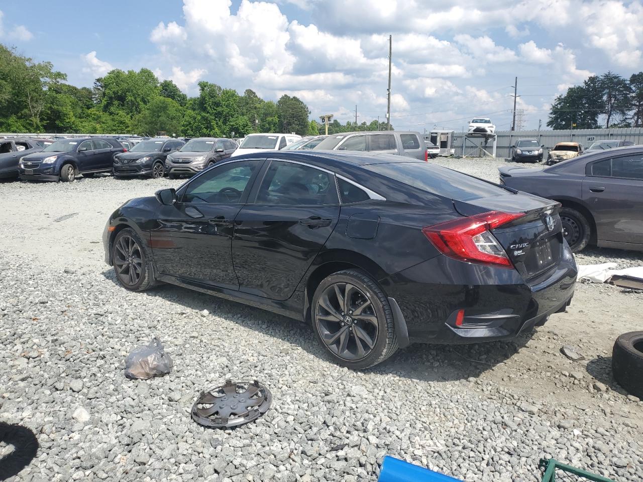 Lot #2774062615 2021 HONDA CIVIC SPOR