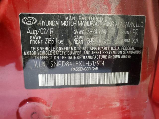 2020 HYUNDAI ELANTRA SE - 5NPD84LFXLH517914