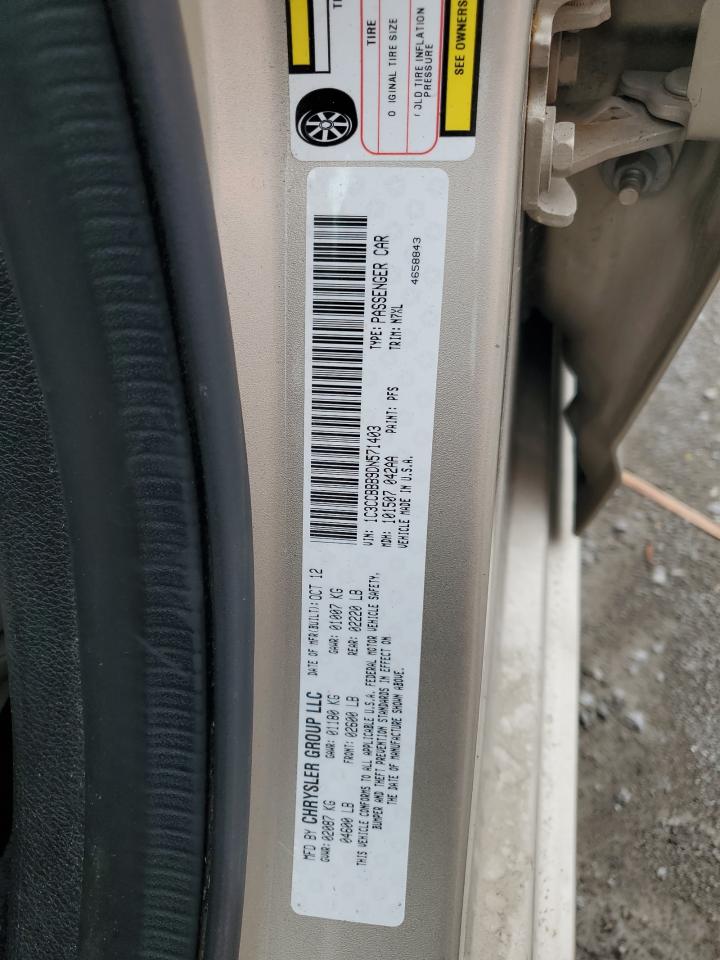 1C3CCBBB9DN571403 2013 Chrysler 200 Touring