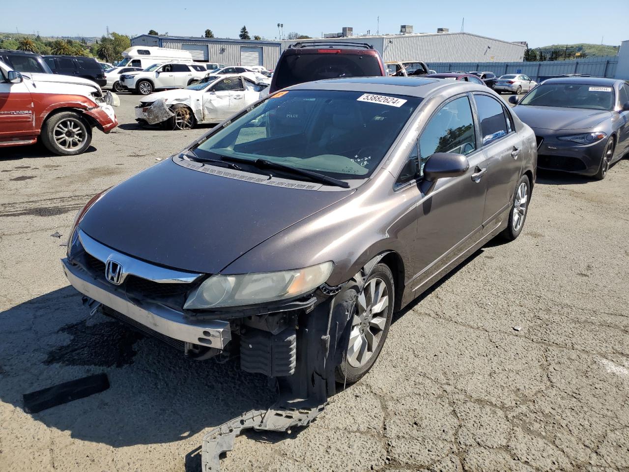 2HGFA1F92AH519326 2010 Honda Civic Exl