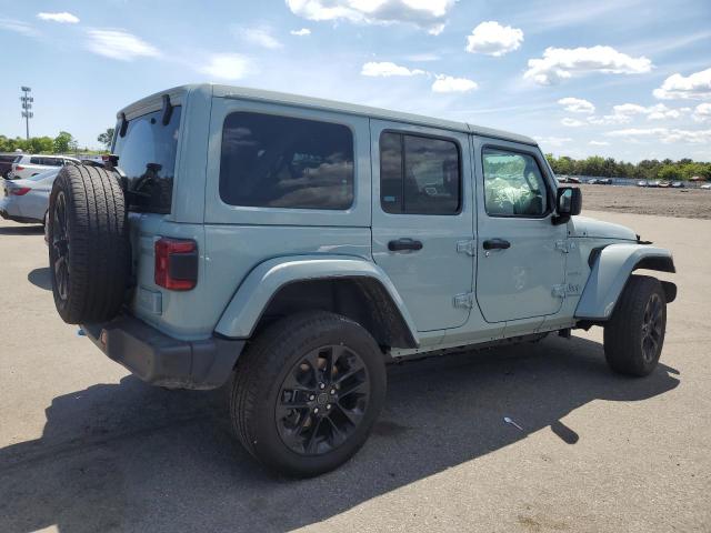 JEEP WRANGLER S 2024 teal  hybrid engine 1C4RJXP66RW128258 photo #4