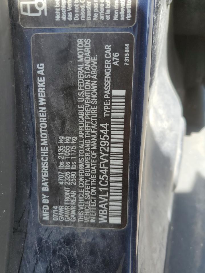 WBAVL1C54FVY29544 2015 BMW X1 xDrive28I