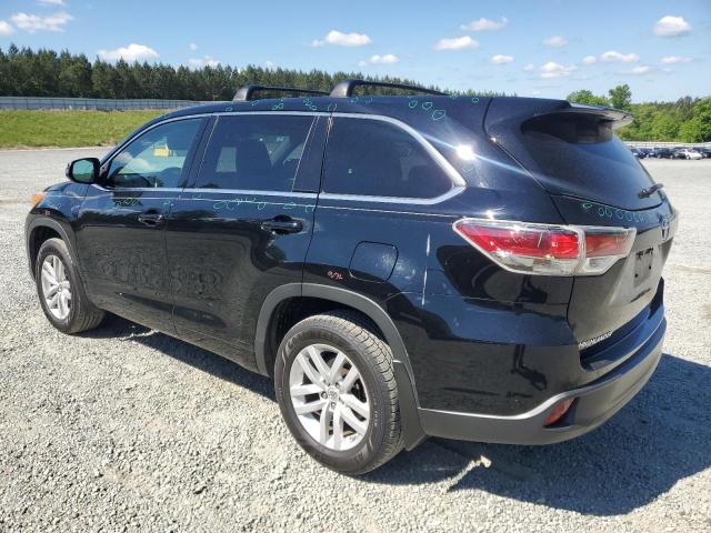 VIN 5TDZKRFH3ES036238 2014 Toyota Highlander, LE no.2