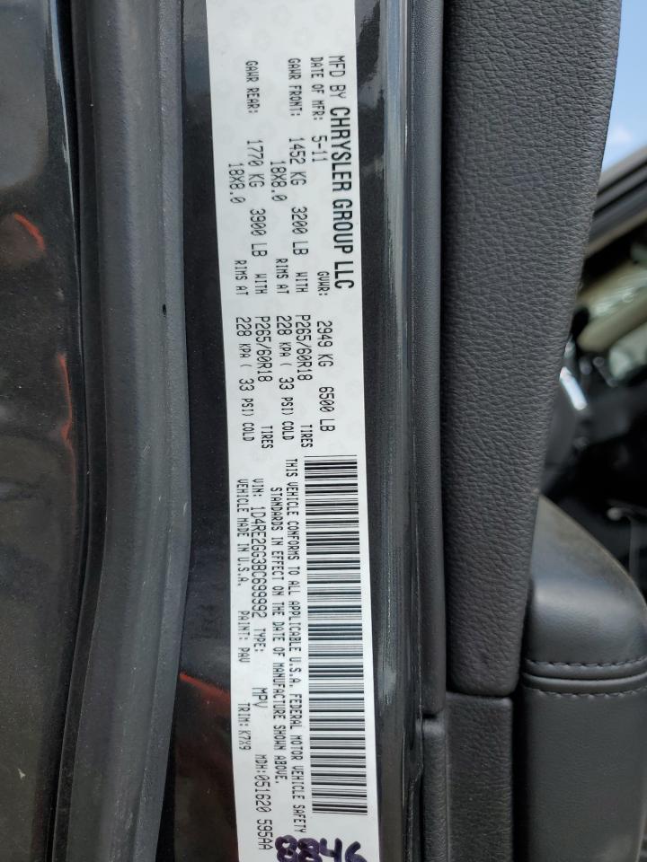 1D4RE2GG3BC699992 2011 Dodge Durango Express