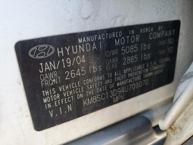 2004 Hyundai Santa Fe Gls VIN: KM8SC13D94U701070 Lot: 56580094