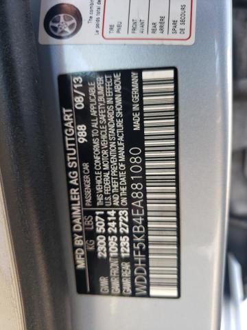 2014 Mercedes-Benz E 350 VIN: WDDHF5KB4EA881080 Lot: 56624524