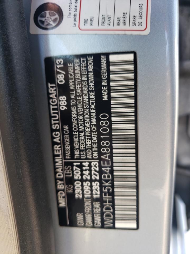 WDDHF5KB4EA881080 2014 Mercedes-Benz E 350