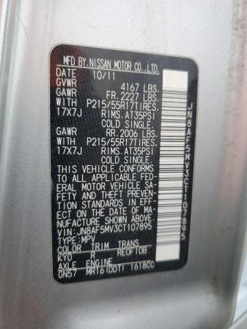 2012 Nissan Juke S VIN: JN8AF5MV3CT107895 Lot: 53473204