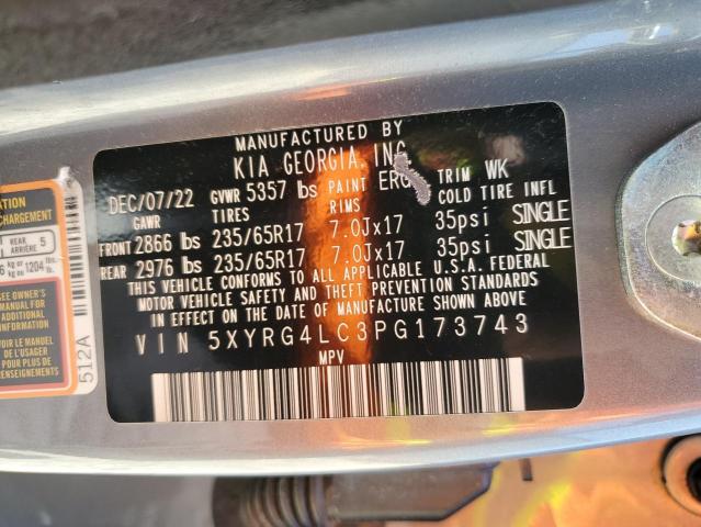 2023 KIA SORENTO LX - 5XYRG4LC3PG173743