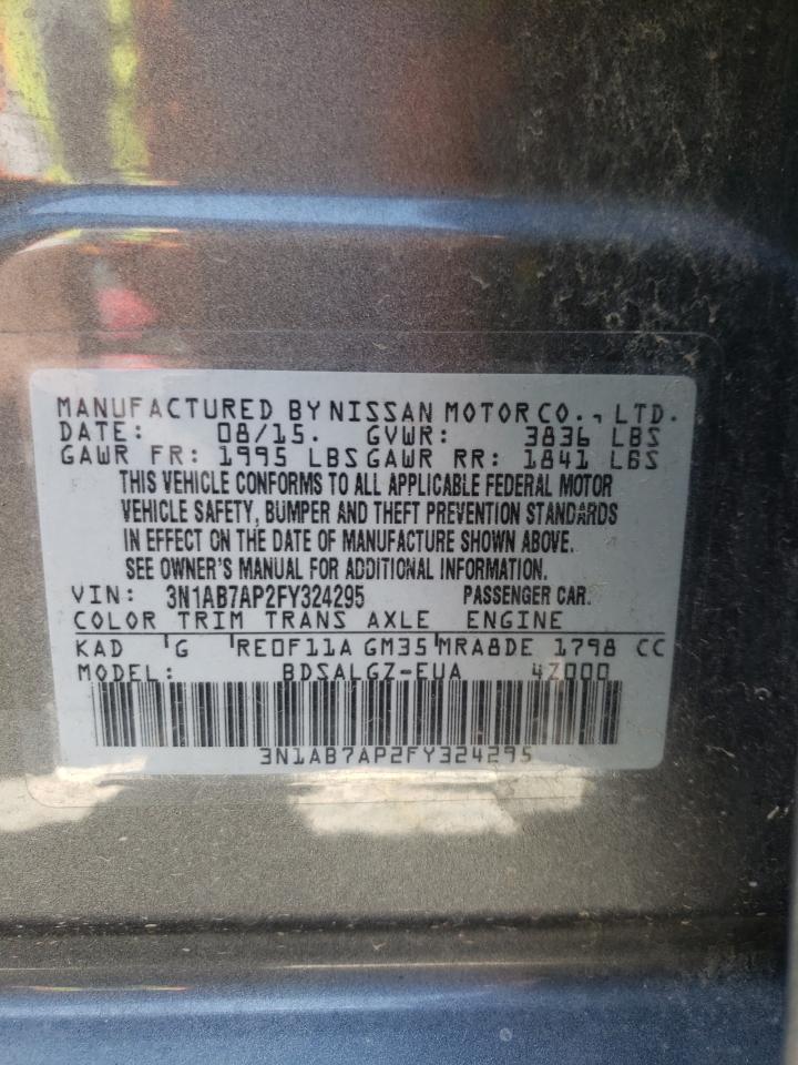 3N1AB7AP2FY324295 2015 Nissan Sentra S