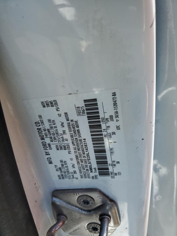 NM0LS7E20L1438314 2020 Ford Transit Connect Xl