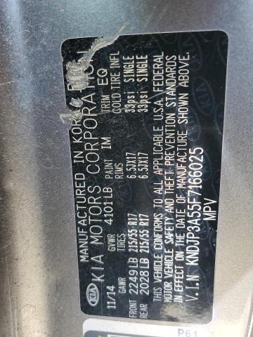 2015 Kia Soul + VIN: KNDJP3A55F7166025 Lot: 56131644