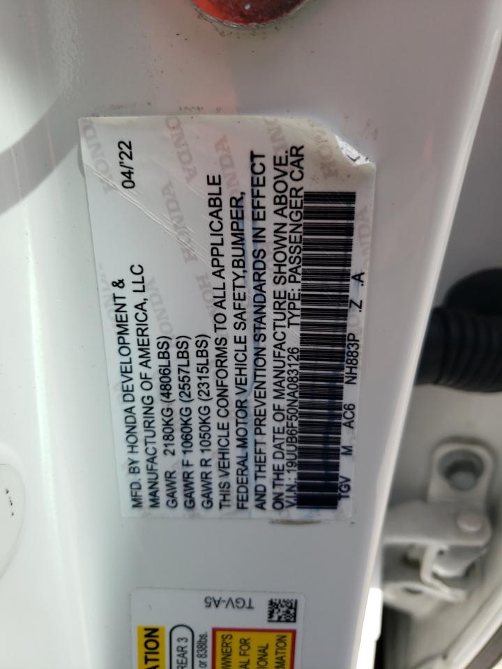19UUB5F51MA015460 2021 Acura Tlx Tech A
