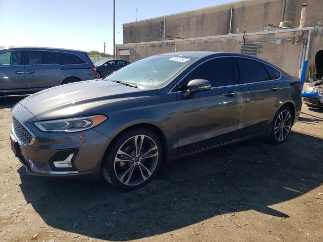 Lot #2510341953 2019 FORD FUSION TIT salvage car
