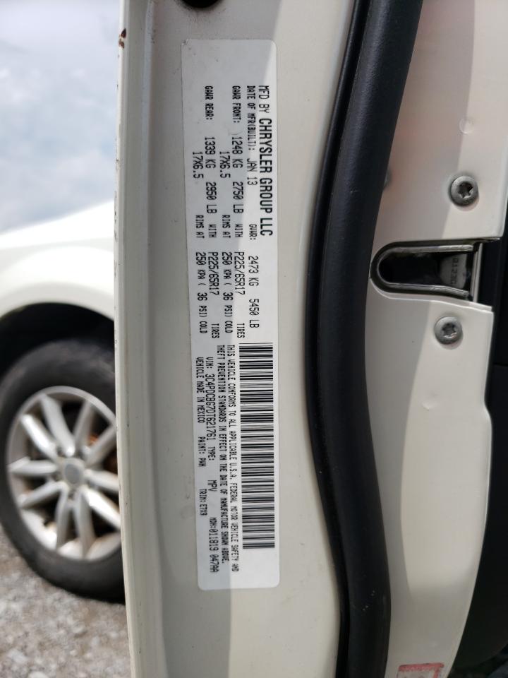 3C4PDCBG7DT621761 2013 Dodge Journey Sxt