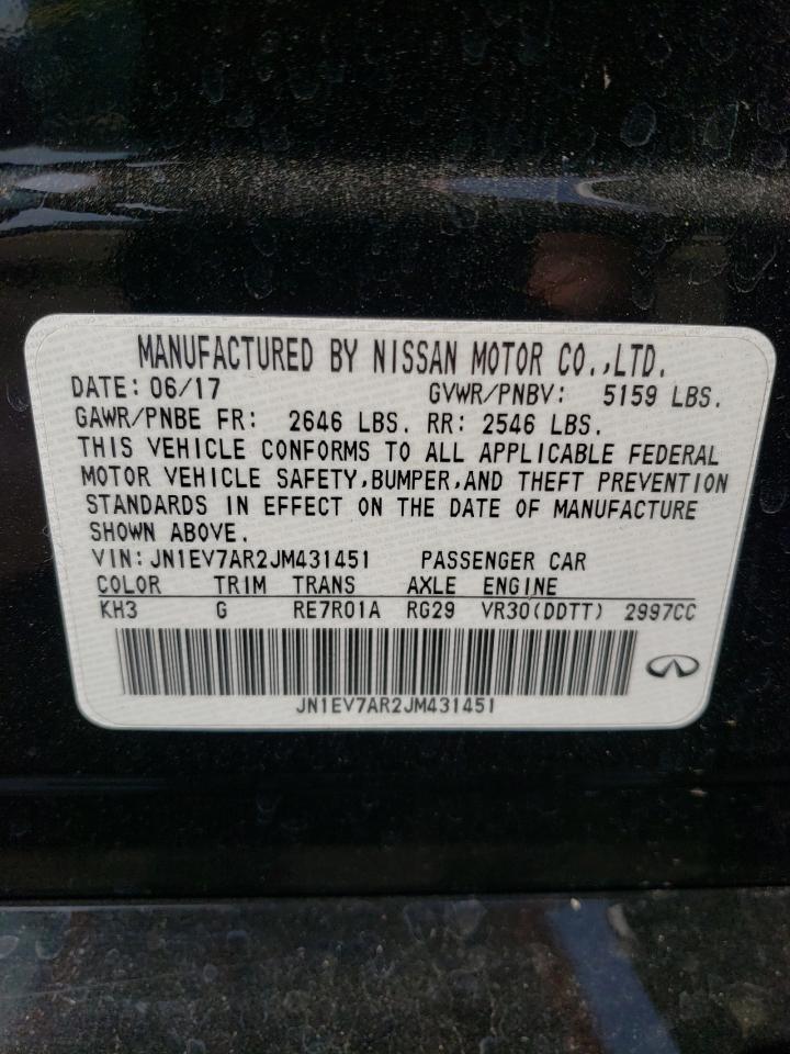 JN1EV7AR2JM431451 2018 Infiniti Q50 Luxe