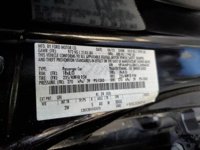 2012 Ford Focus Titanium VIN: 1FAHP3J26CL399425 Lot: 55293684