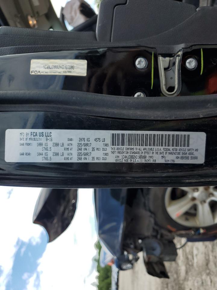 1C4NJDBB2HD107080 2017 Jeep Compass Sport